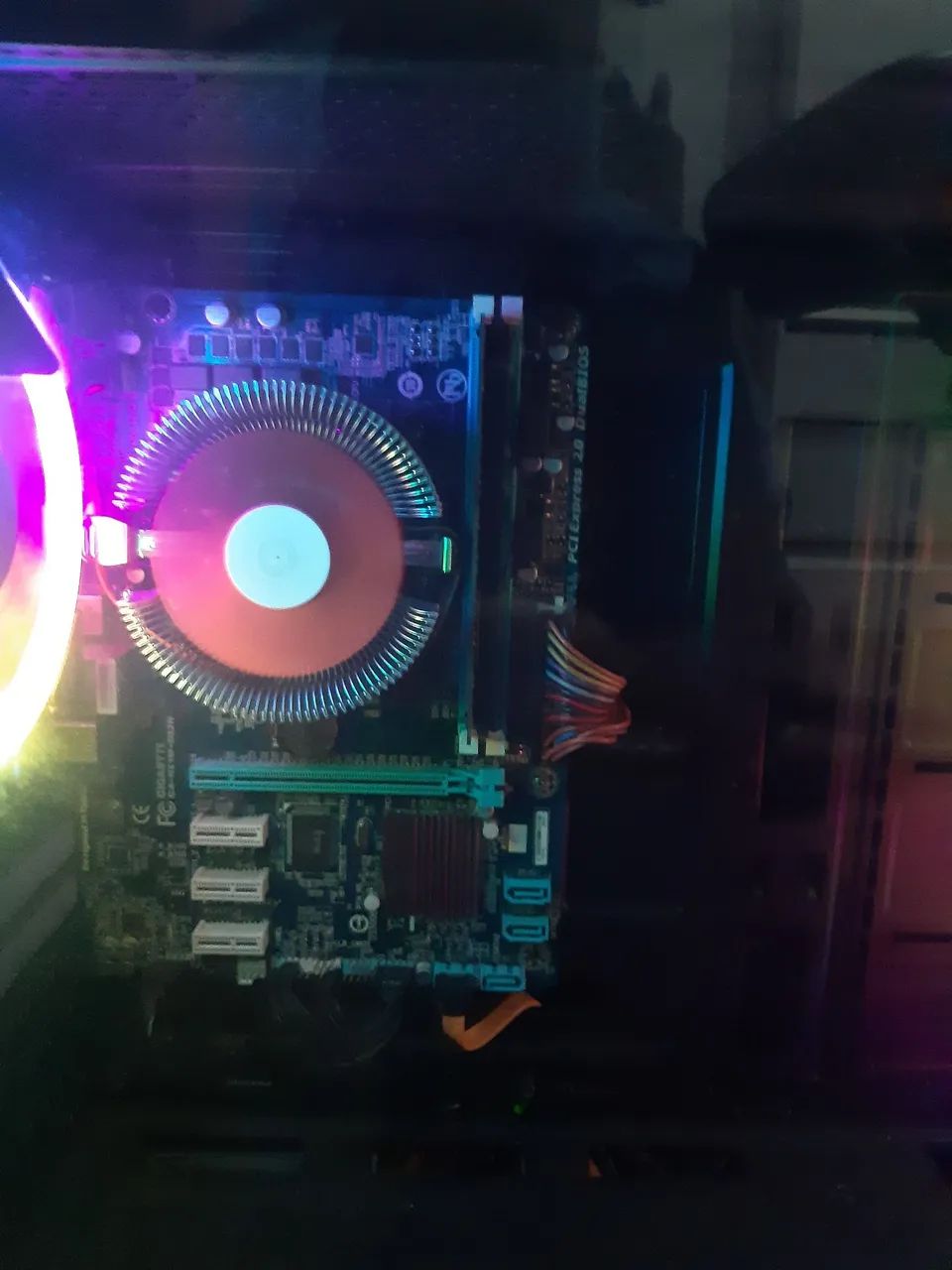 Placa mãe com processador i3 8gb ddr3