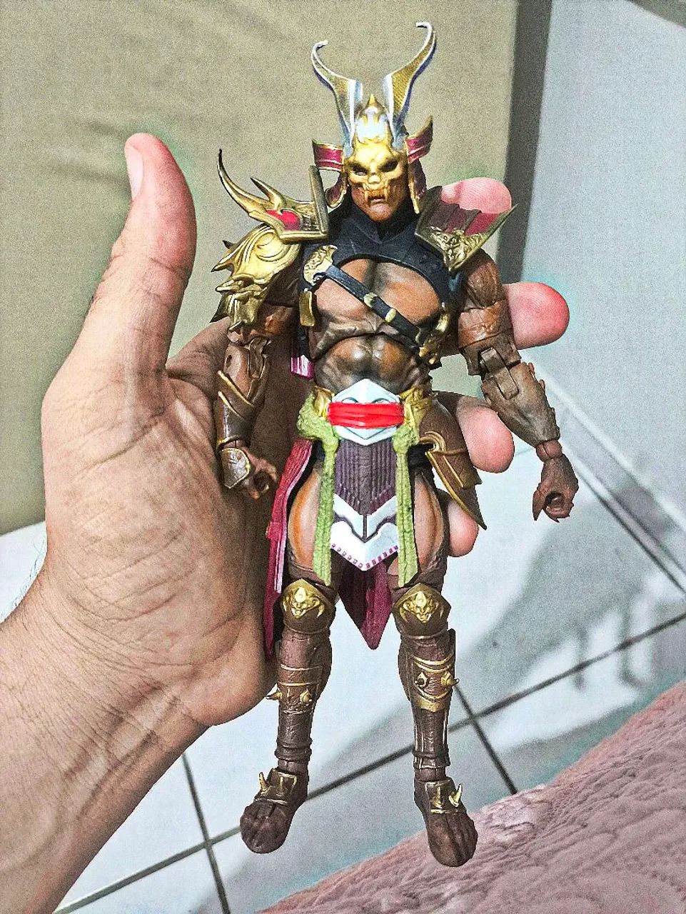 Shao Kahn Mcfarlane C/Upgrade de Pintura  - Foto 3