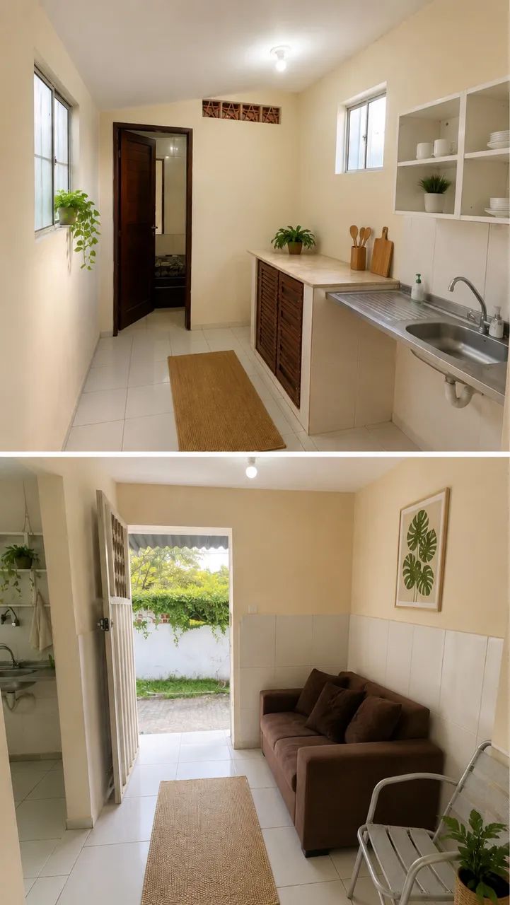 casa tipo Kitnet nos bancários 