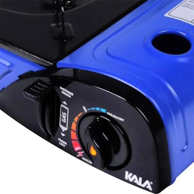 Fogareiro compact azul a Gás Kala - Foto 3