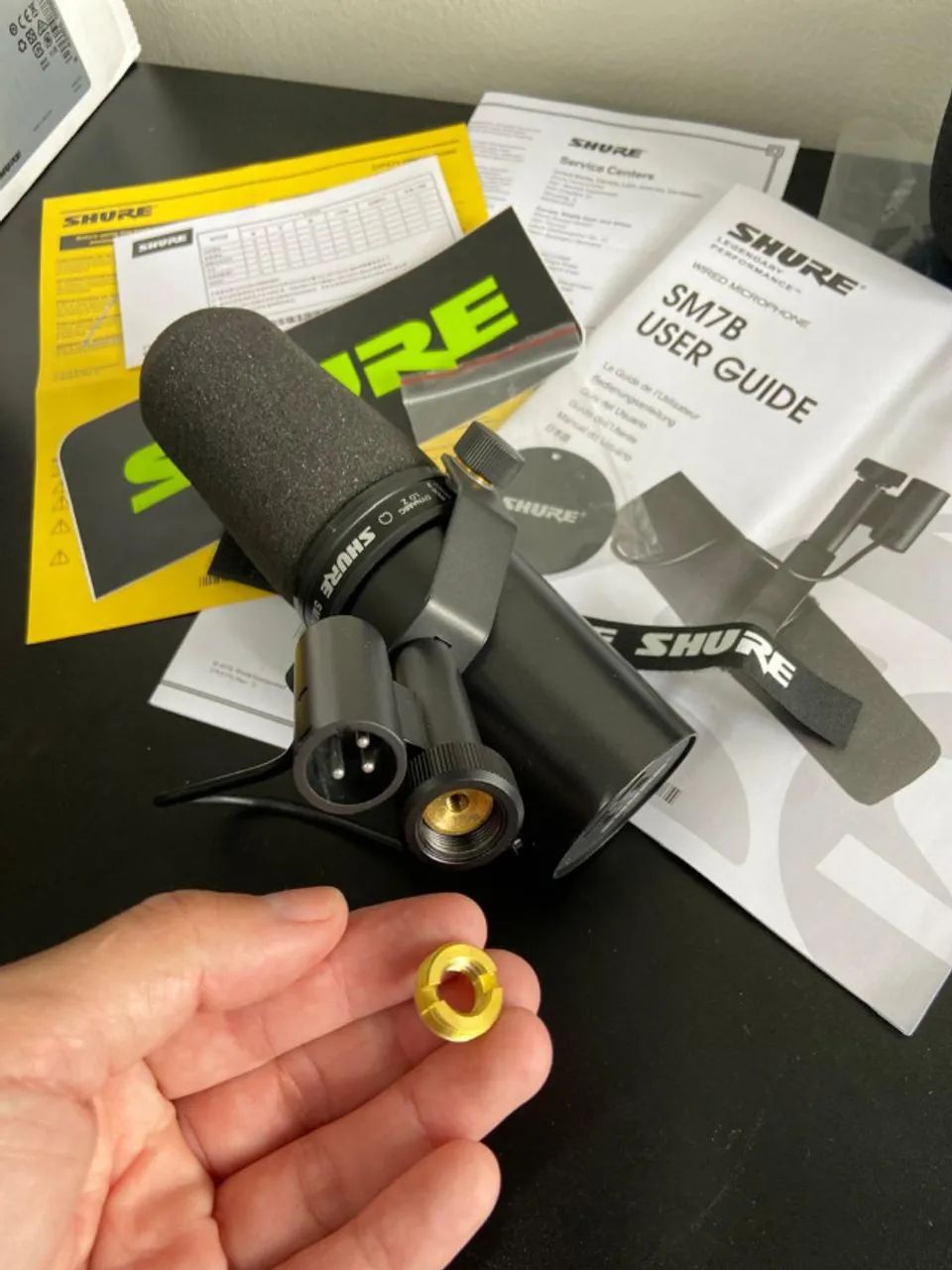 Shure SM7B mic stúdio profissional - Foto 2