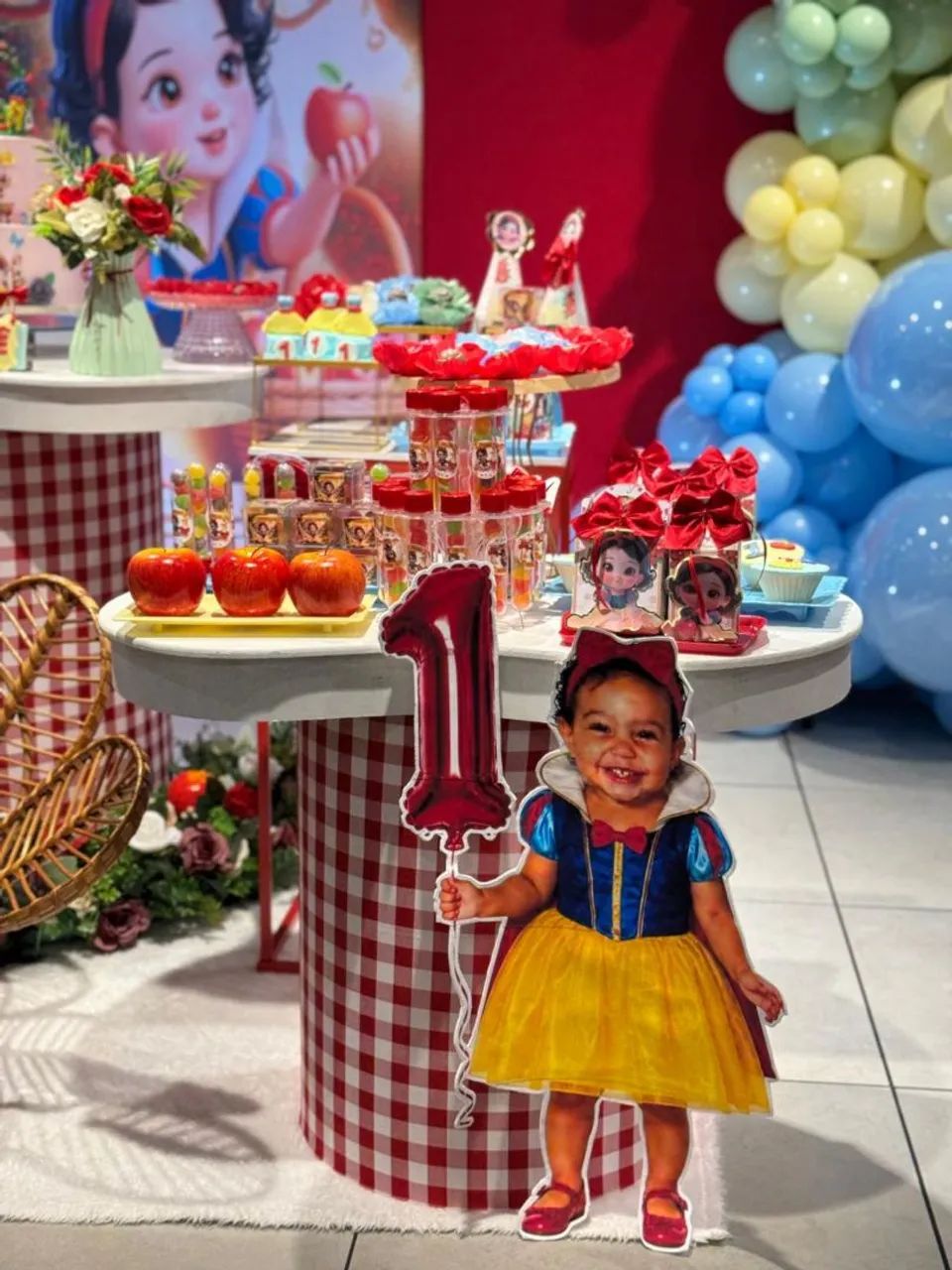Decoração branca de neve - Foto 4