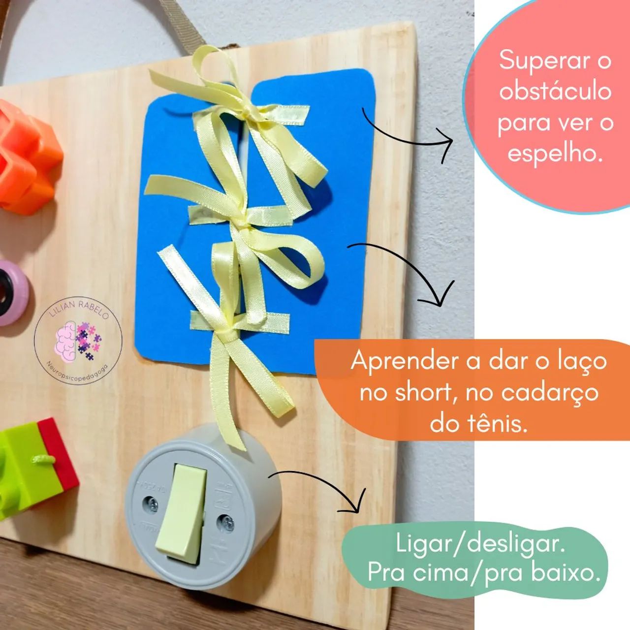 Mini Painel Sensorial PORTÁTIL  - Foto 5