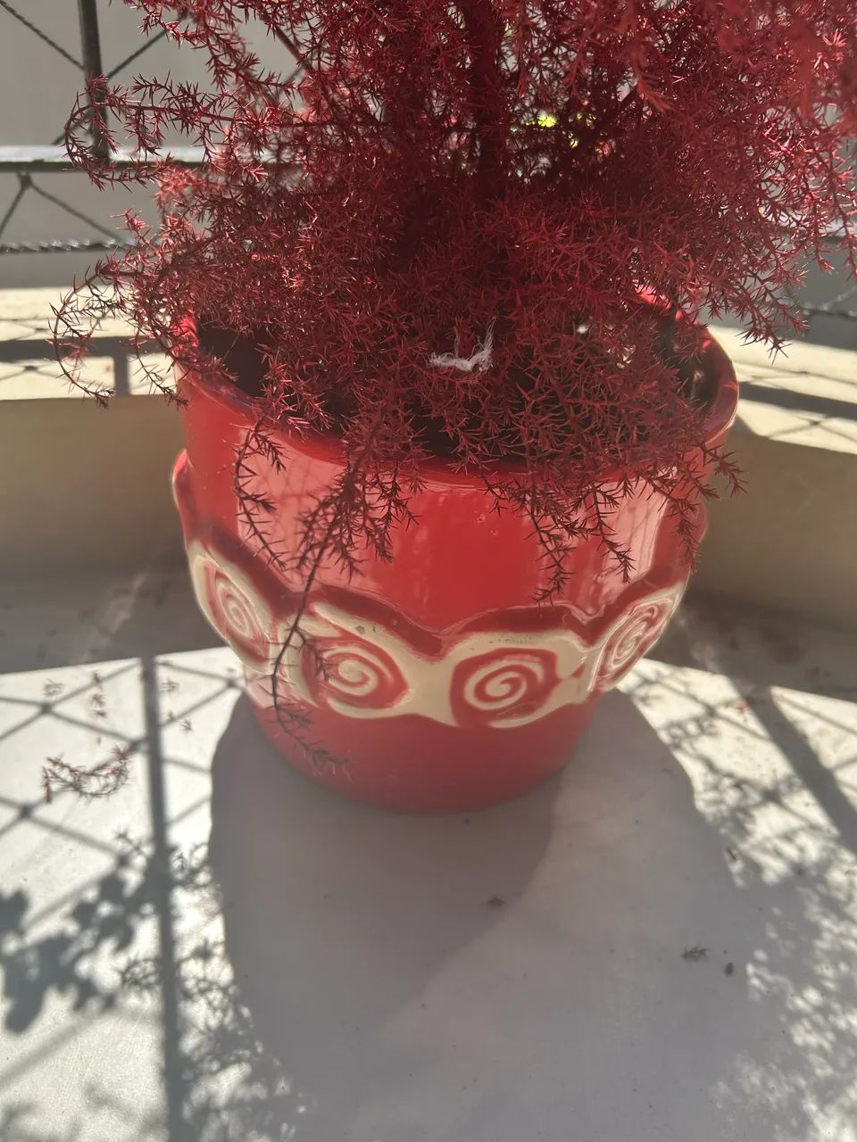 Cachepô vermelho  - Foto 3