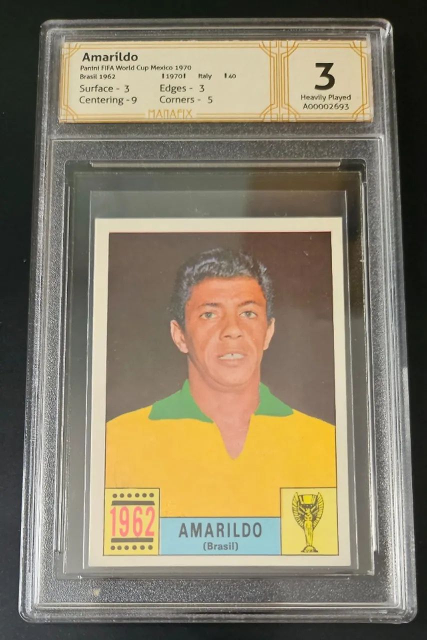 Figurinha Original Panini Copa 1970 Graduada - Amarildo Brasil