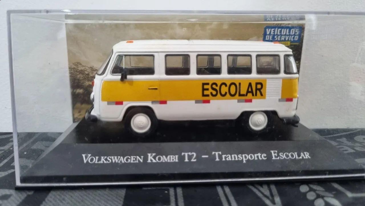 Miniatura Kombi Escolar