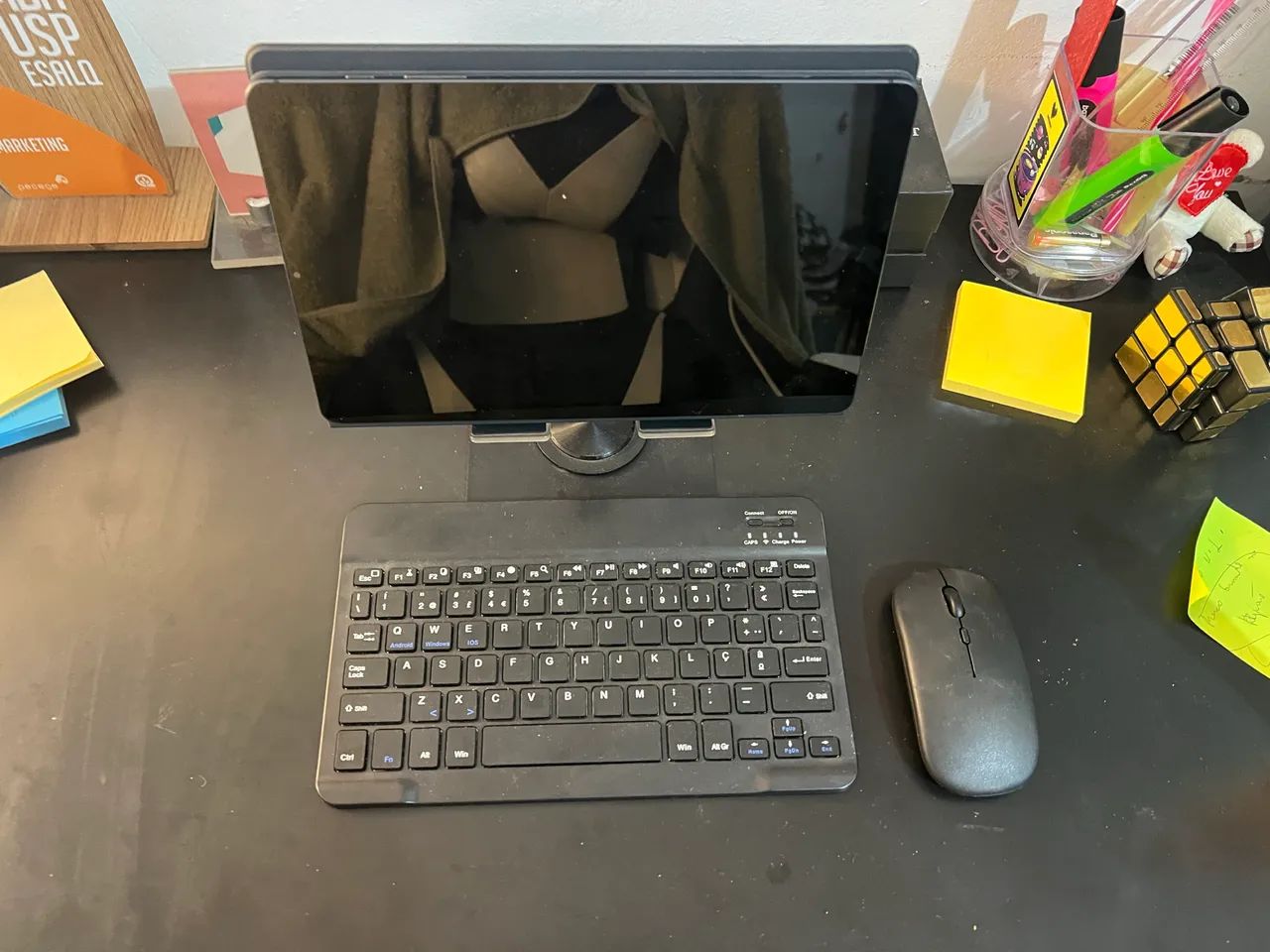 Galaxy Tab S6 Lite Completo | Teclado + Mouse + Caneta | Impecável - Foto 4