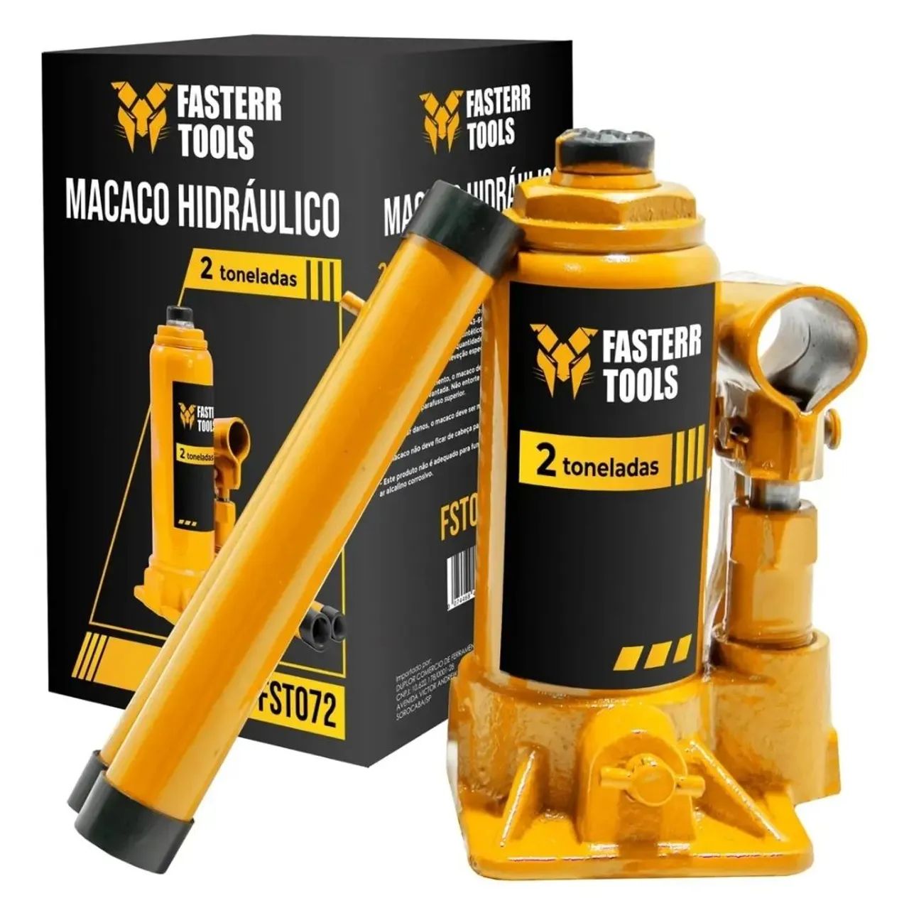MACACO HIDRÁULICO 10 TONELADAS  - FASTER TOOLS - Foto 4