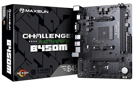 Placa Mãe MAXSUN B450M MS-Challenger, Chipset B450, AMD AM4 - Foto 5