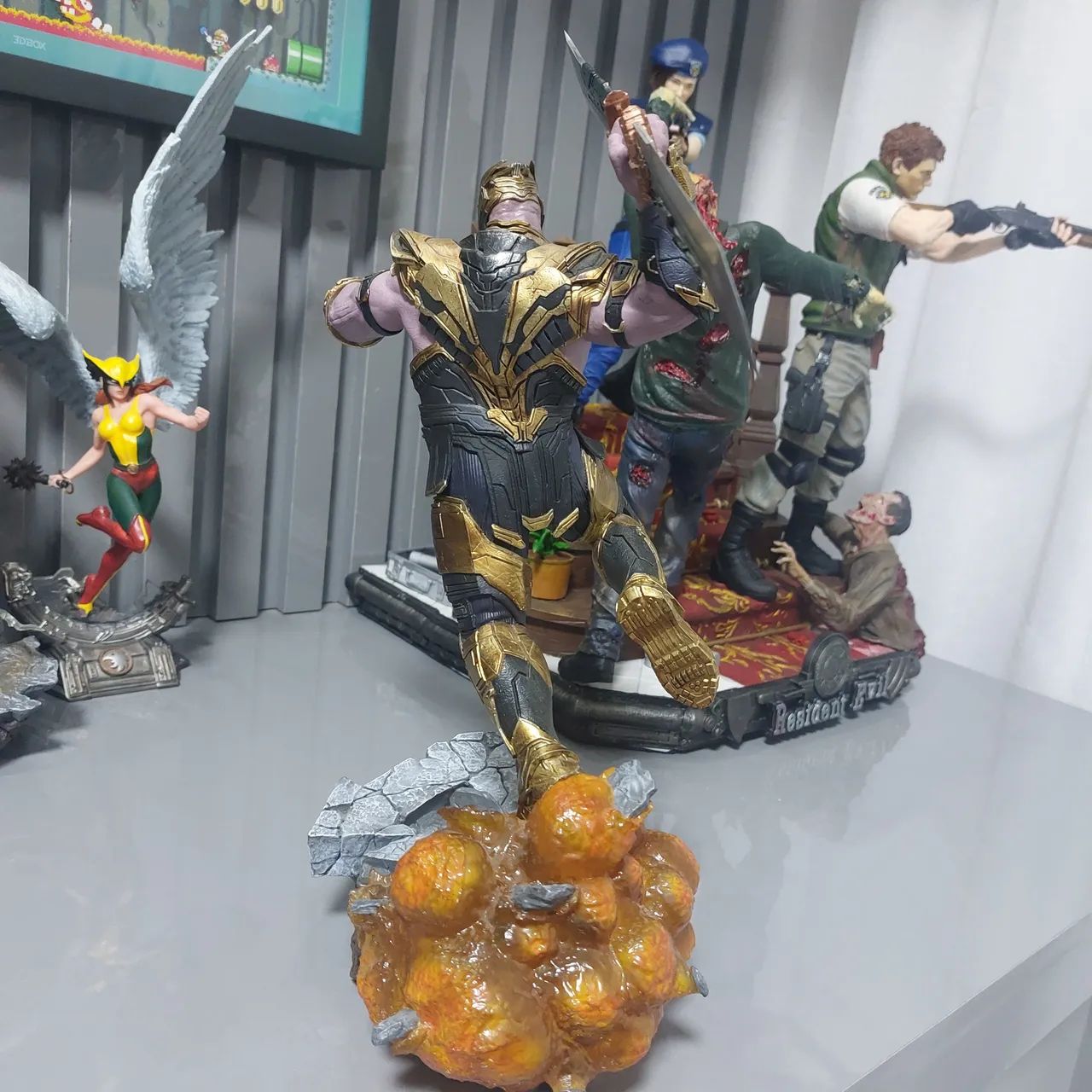 Estátua Thanos vingadores - Iron studios 1/10 (sem caixa) - Foto 3