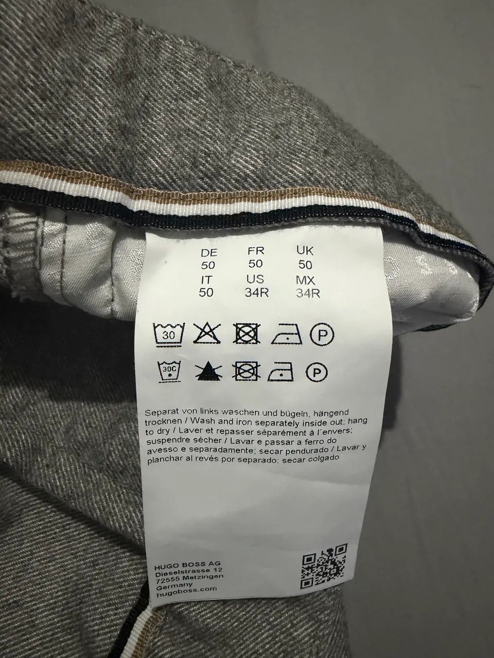 Calça de Sarja BOSS - Vestindo 38 BR - Foto 5