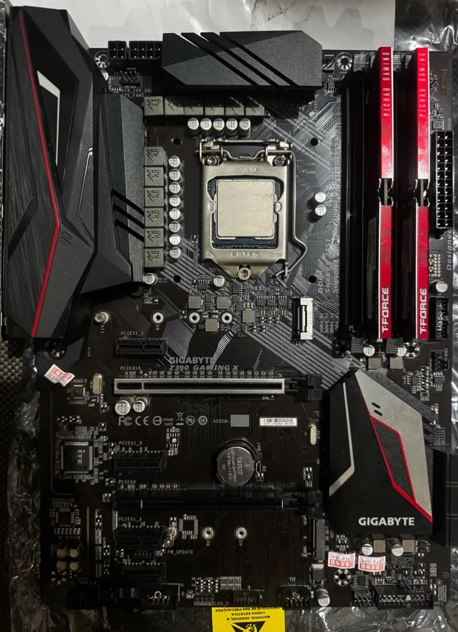 Kit z390 gaming x + i7 9700f + 2x8gb ddr4 - Peças de Hardware