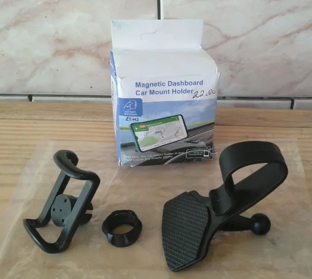 Suporte de celular Para Carro encaixa no painel e HUD e Rotação de 360 - Produto novo - Foto 2