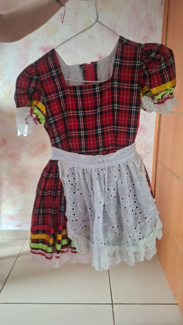 Vestido junino infantil 