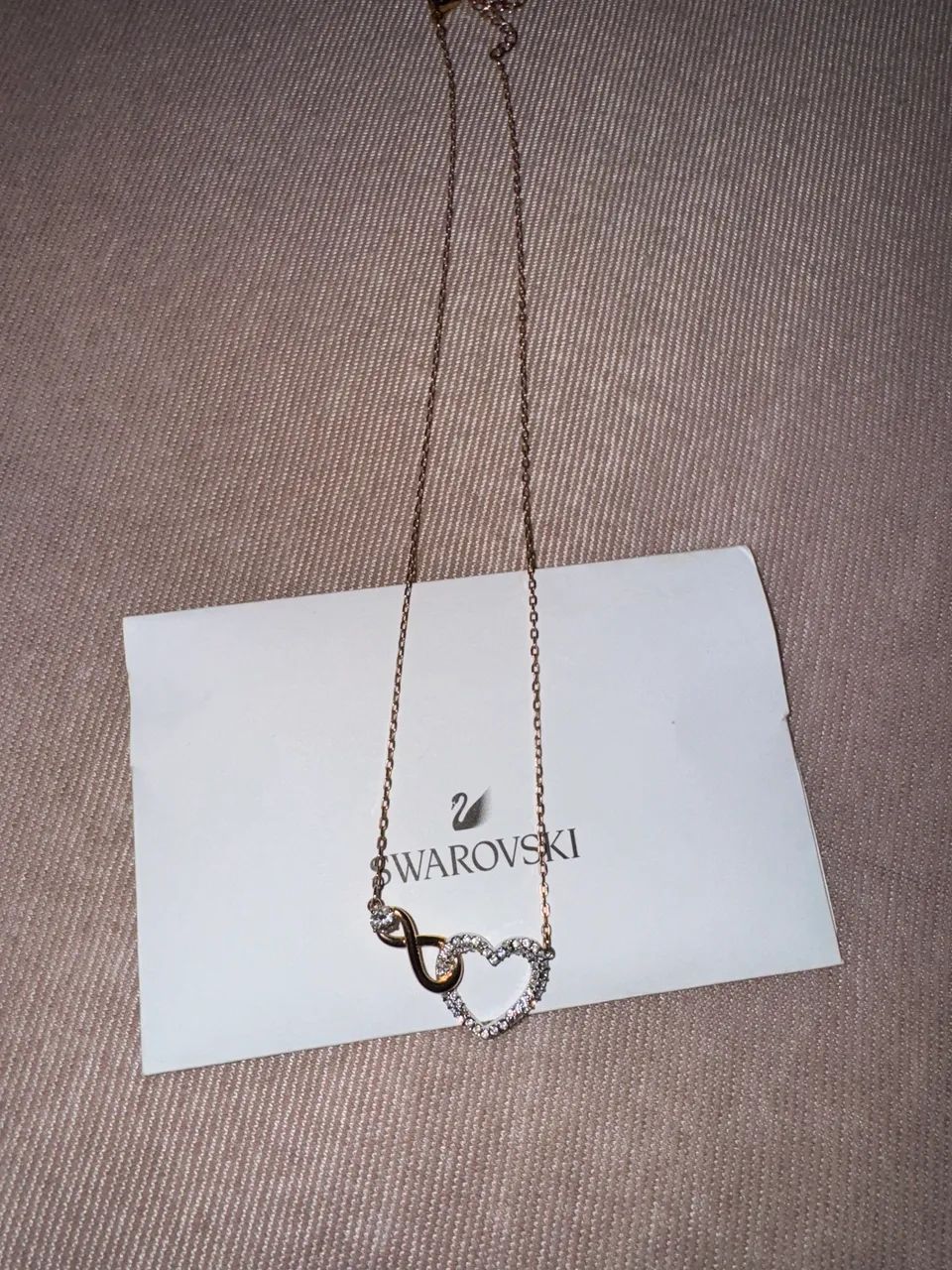 Colar Swarovski Infinity Heart - Foto 4