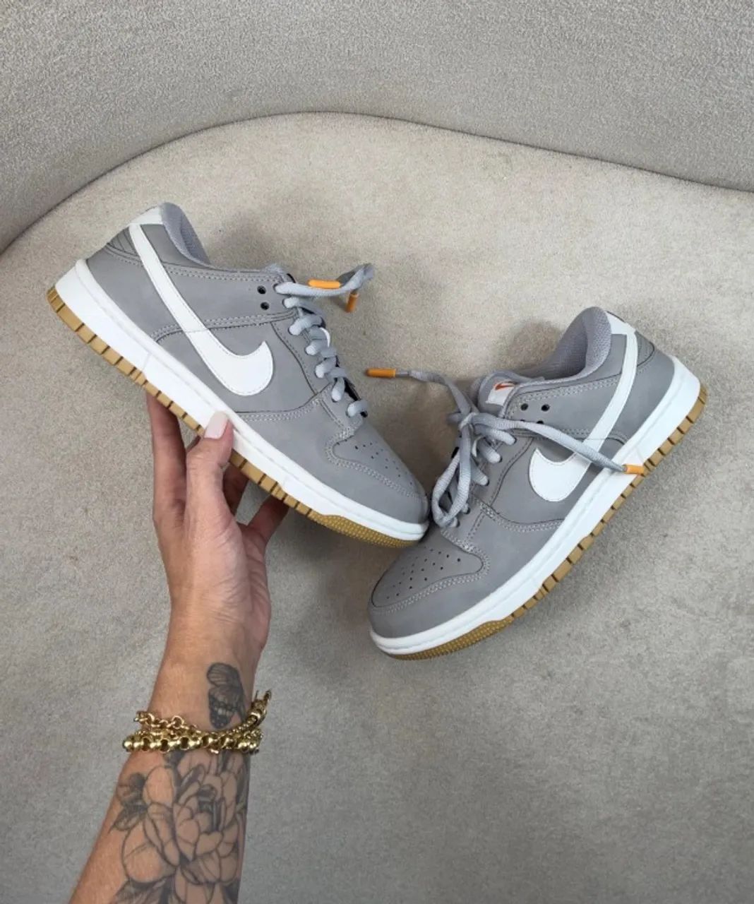  TENIS NIKE DUNK LOW SB CINZA - Foto 2