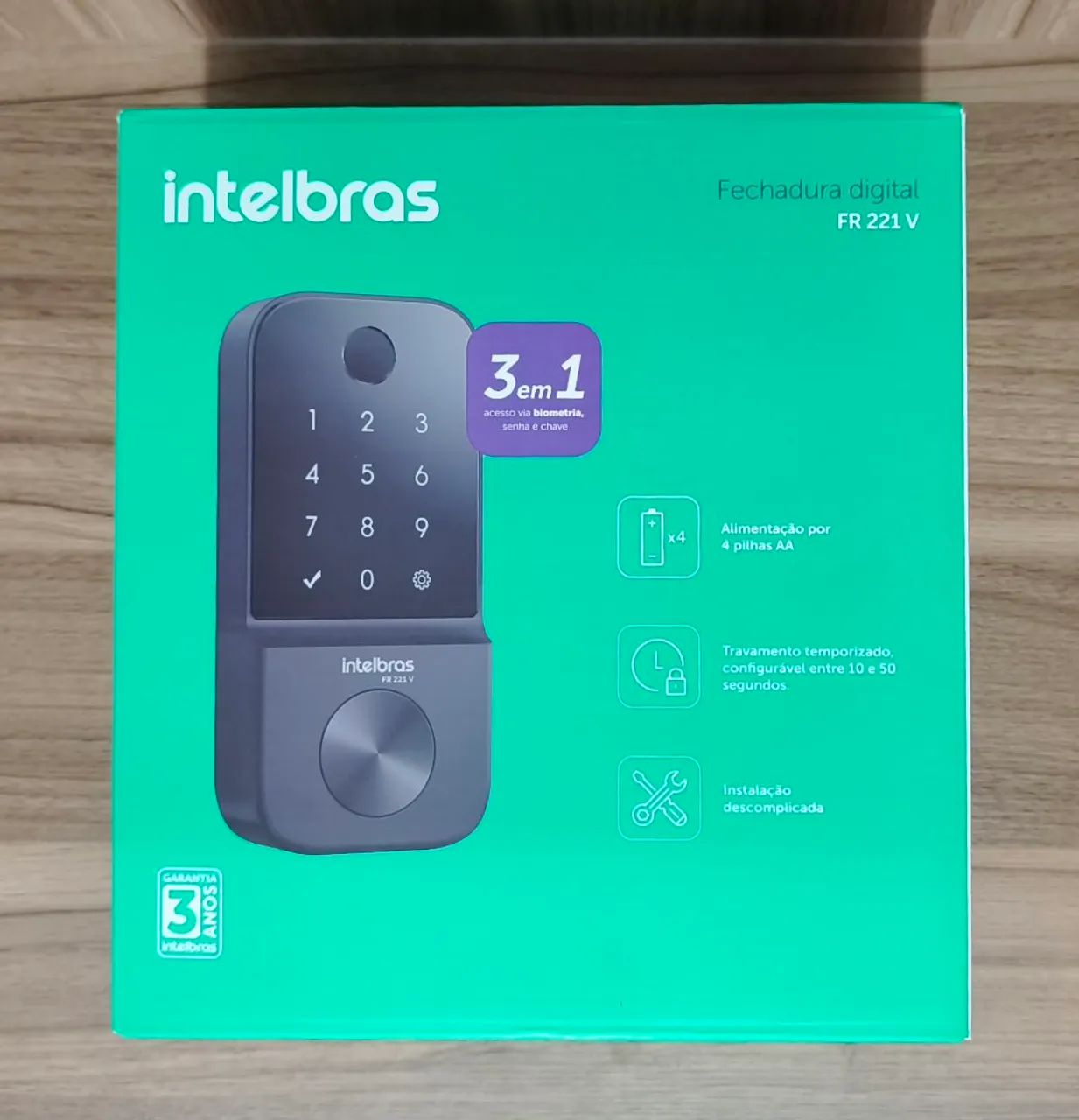 Fechadura inteligente digital Intelbras FR 221 V