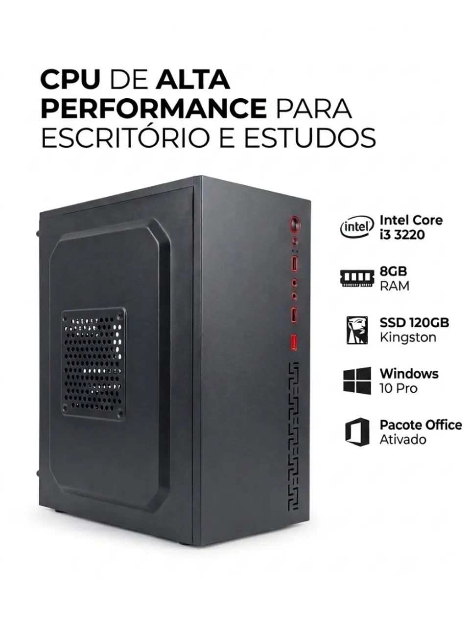 CPU i3 8GB SSD 120GB