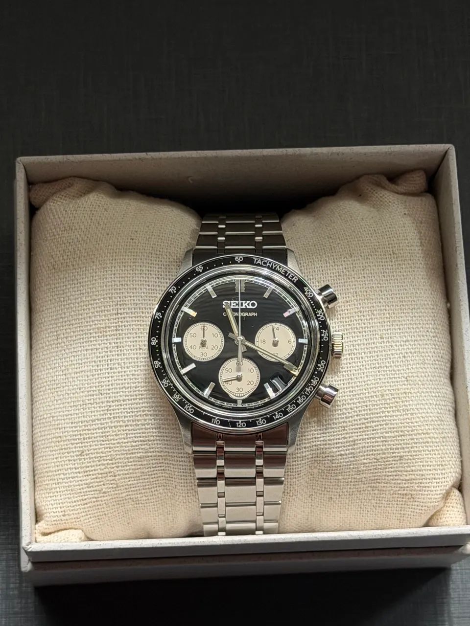 Relogio seiko ssb479 quartz chronograph