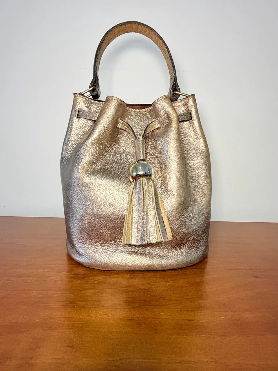 Bolsa Saco de Couro  - Foto 2
