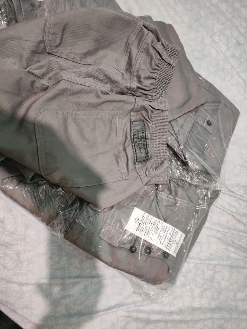 Calça nr 10 eletricista anti chama 