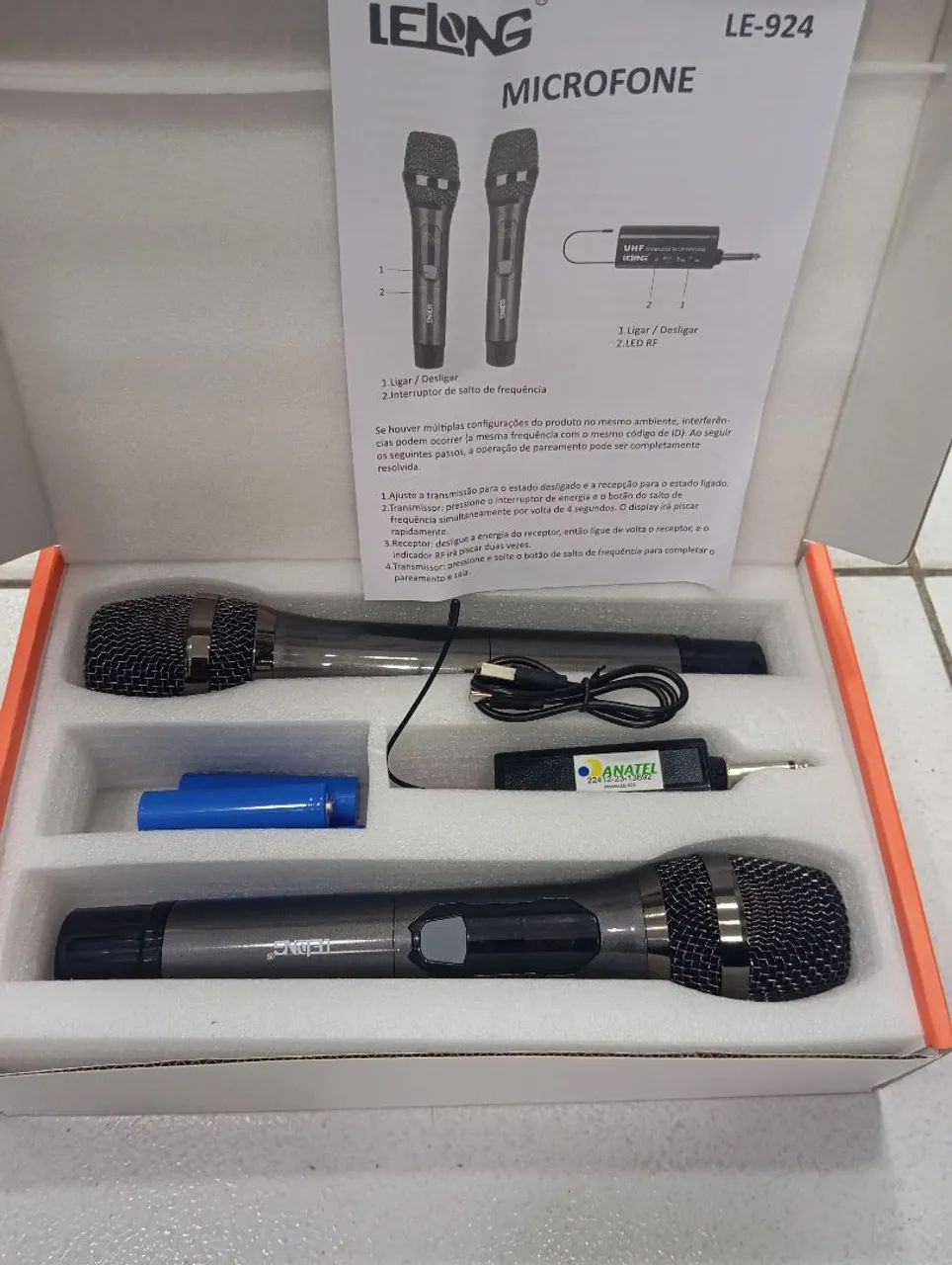 Kit 2 microfone sem fio  - Foto 3