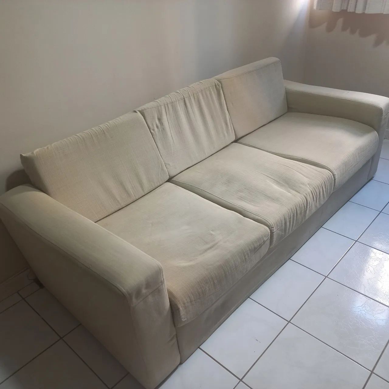 Sofa 3 lugares linho