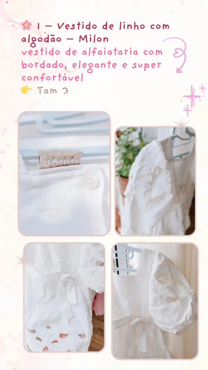 Vestidos e Sapatilha Infantil - Foto 3