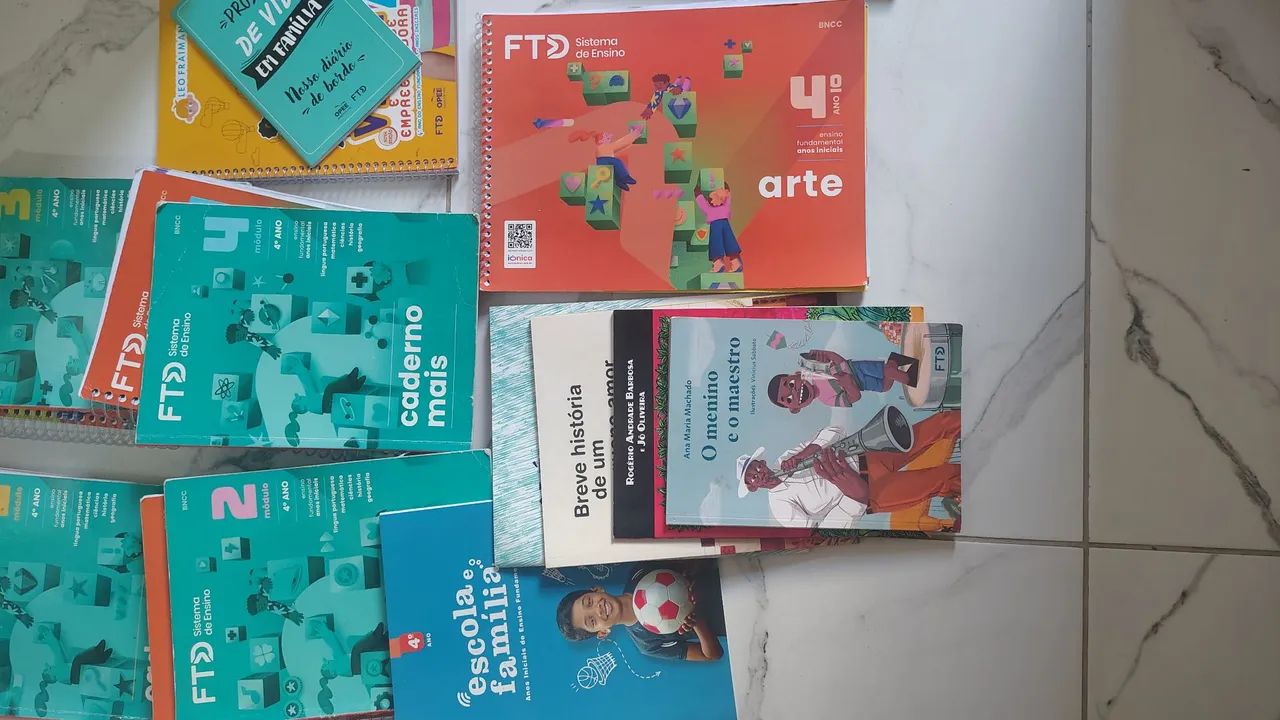 Coleção de livros do quarto ano do ensino fundamental. FTD sistema de ensino. Sesc - Foto 2