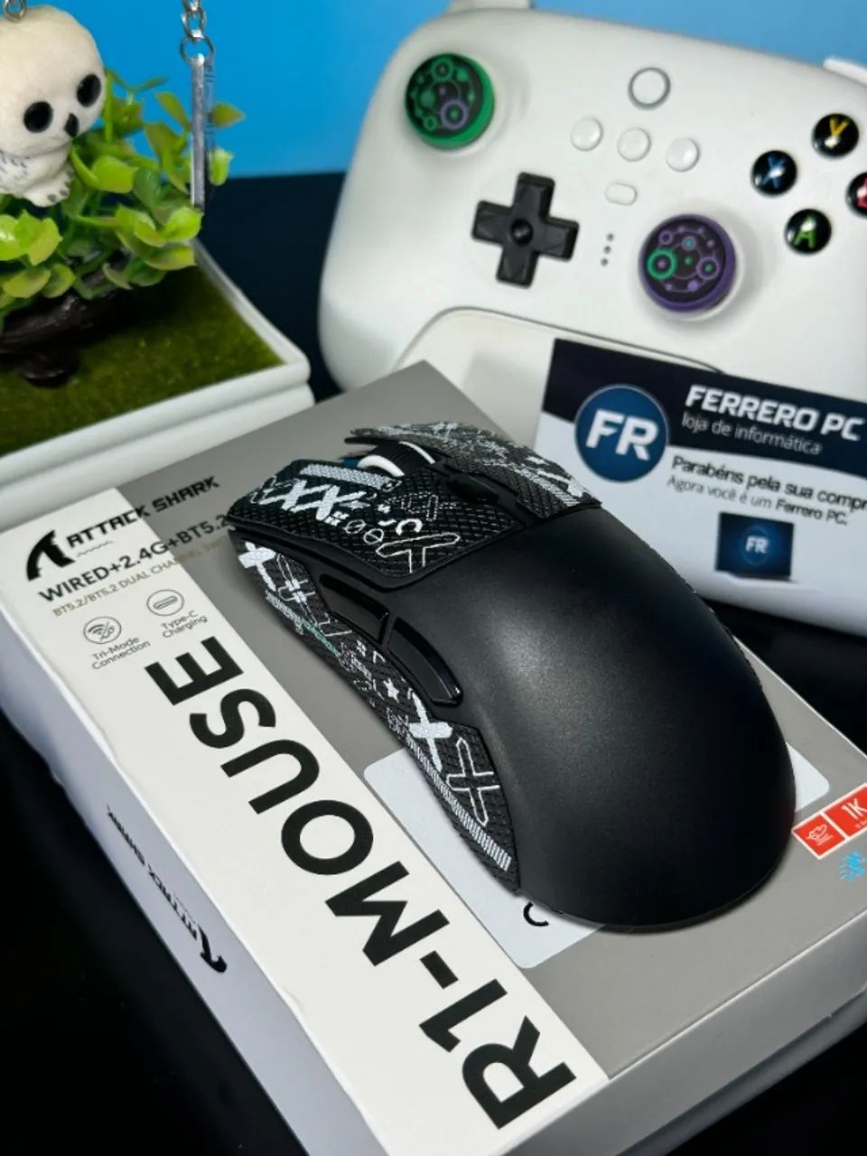 Mouse Gamer Attack Shark R1 Sem Fio