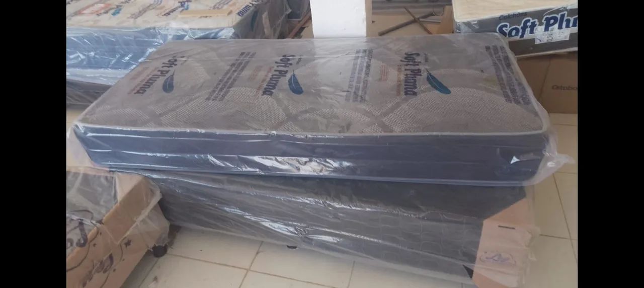 CAMA BOX SOLTEIRO COM MOLAS ENSACADAS  - Foto 4