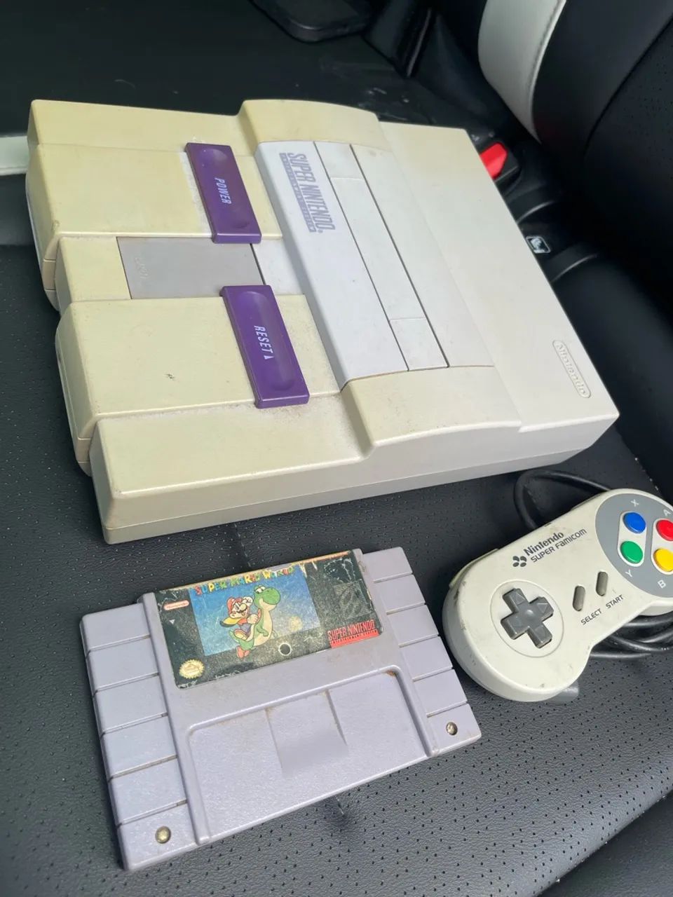 Super Nintendo com Mario World  - Foto 2