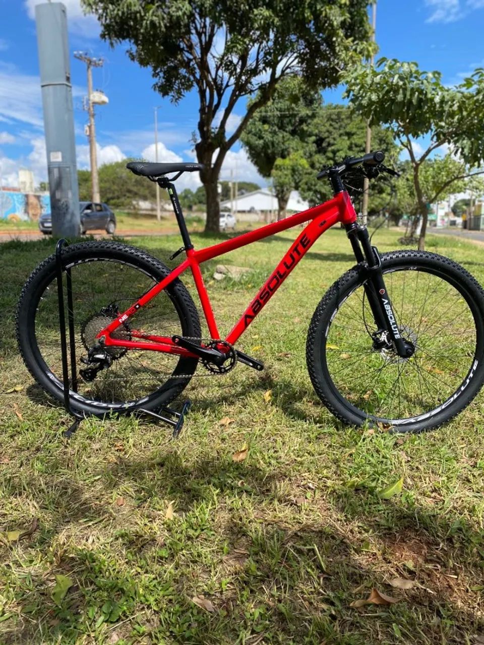 BICICLETA ARO 29 ABSOLUTE NERO 5 12V NOVA  - Foto 5