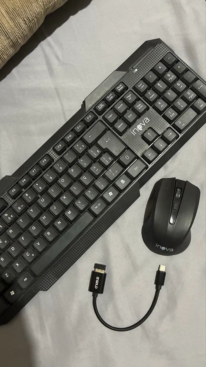 Kit teclado + mouse + adaptador  - Foto 2