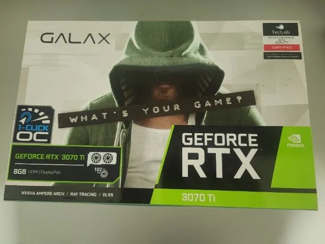 Placa de vídeo RTX 3070TI