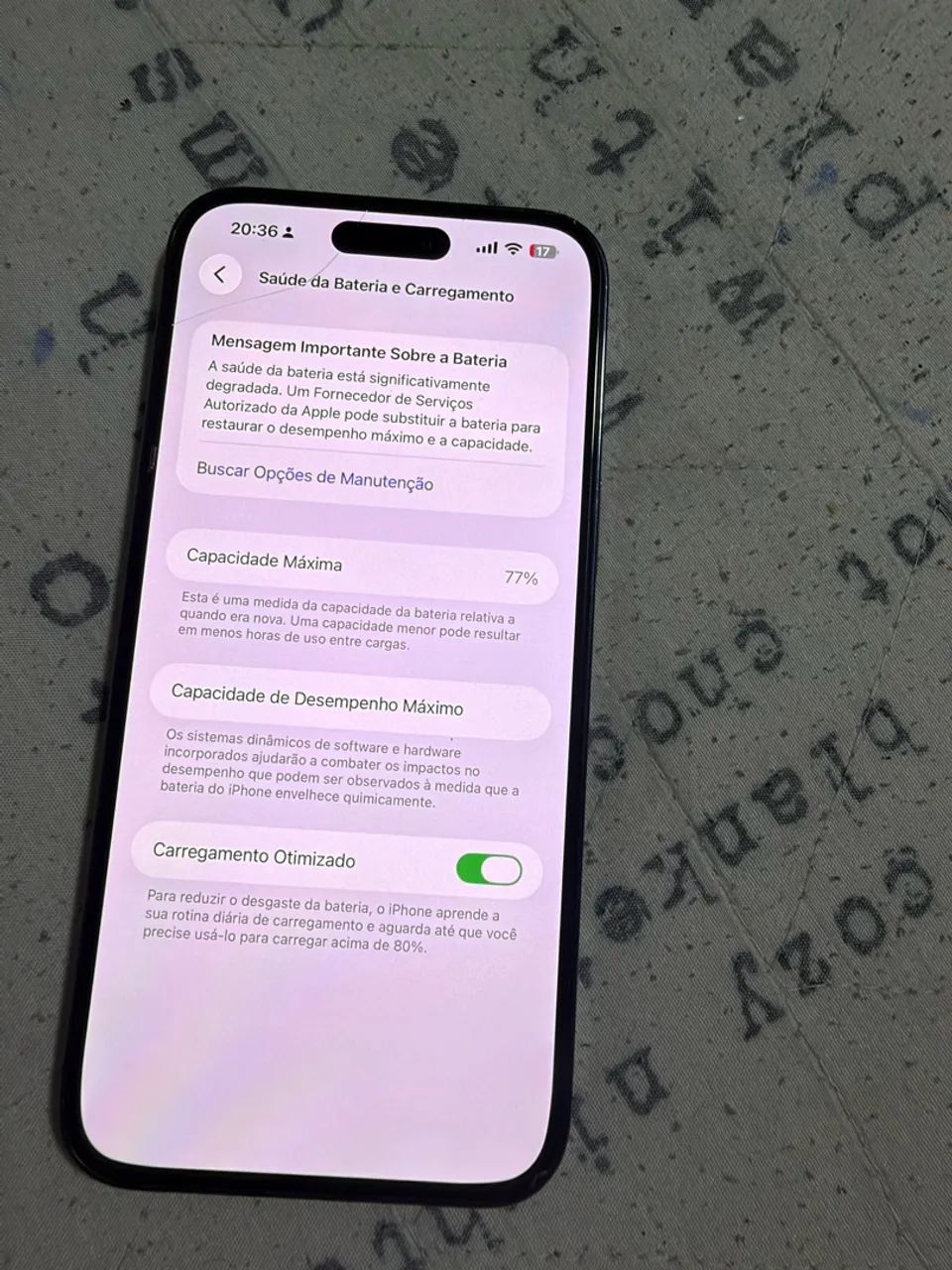 iPhone 14 Pro Max roxo 128gb bem conservado  - Foto 3