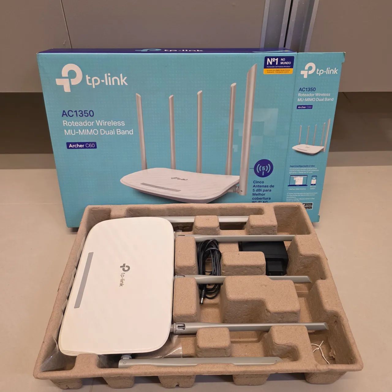 Roteador TP-link Archer C60 - Wireless Dual Band AC1350 - Quase Doação!! - Foto 3