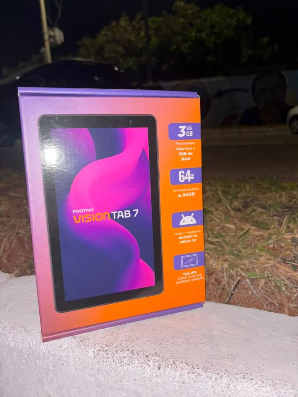 Tablet Positivo Vision Tab 7 Novo ? 3GB RAM, 64GB, Android 14