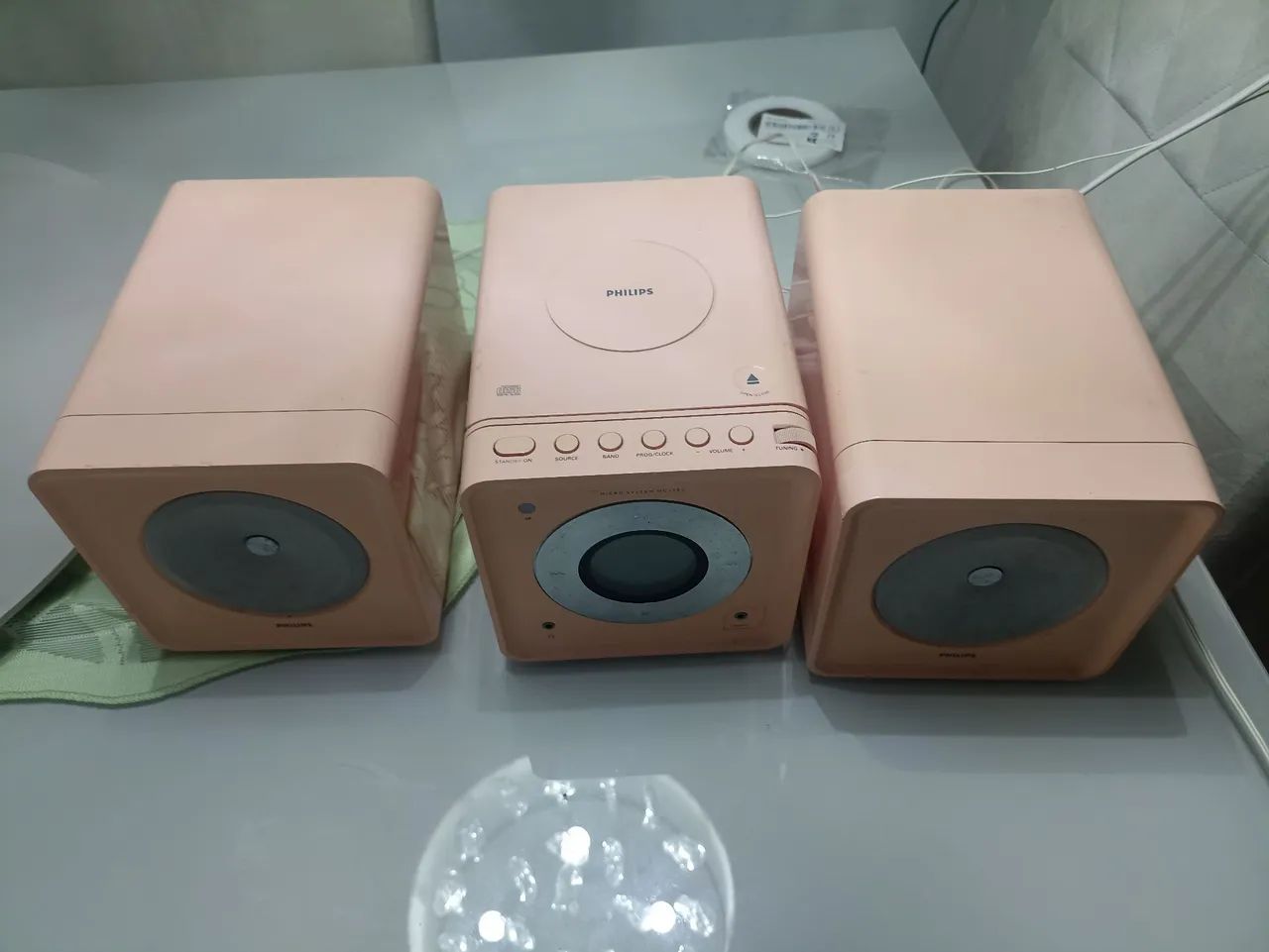 Rádio Philips rosa