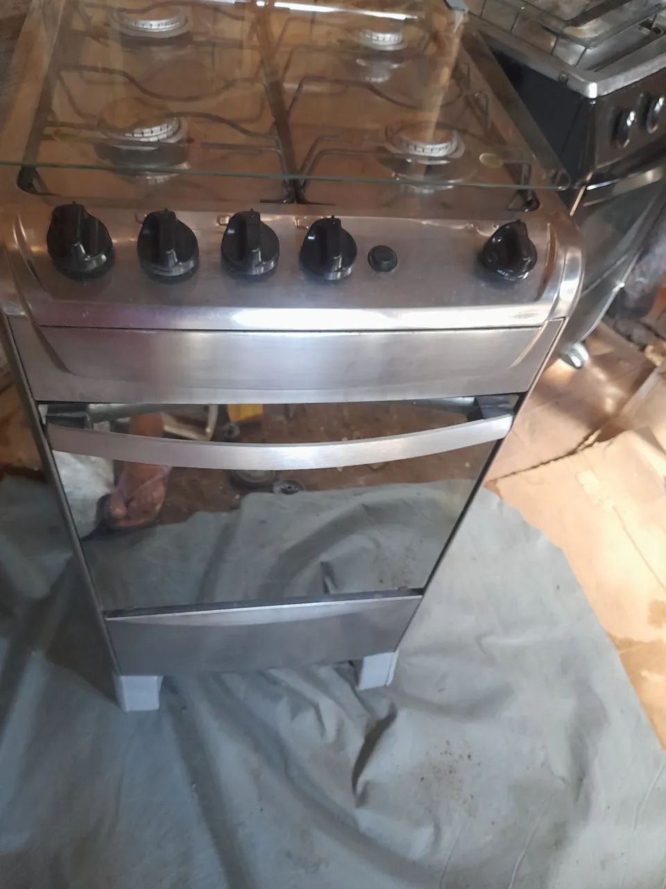 Fogão funcionando perfeitamente 300 com a entrega  - Foto 2