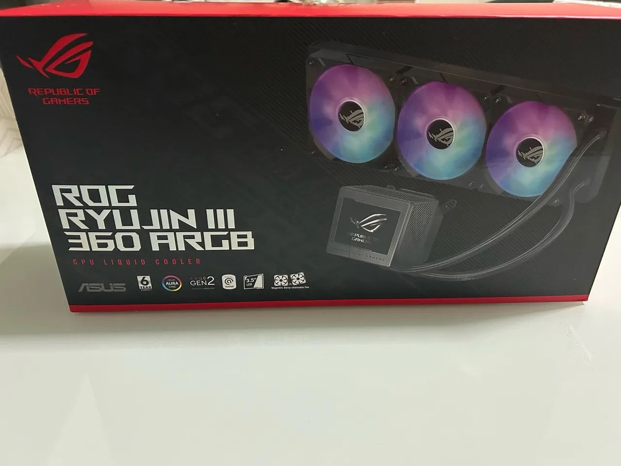 Water cooler asus rog ryujin III 360 argb
