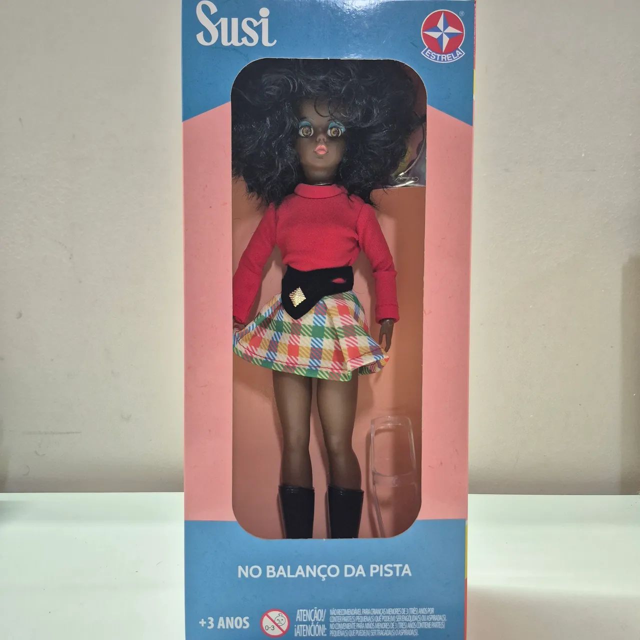 SUSI NEGRA NUNCA RETIRADA DA CAIXA BONECA ESTRELA