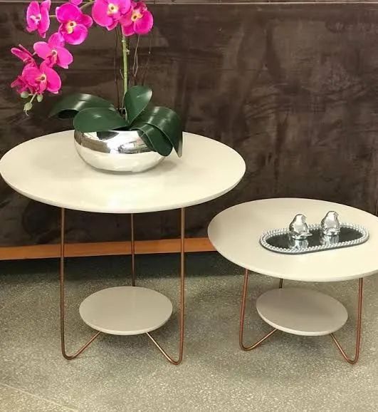 Par de mesa de centro e lateral - Foto 4