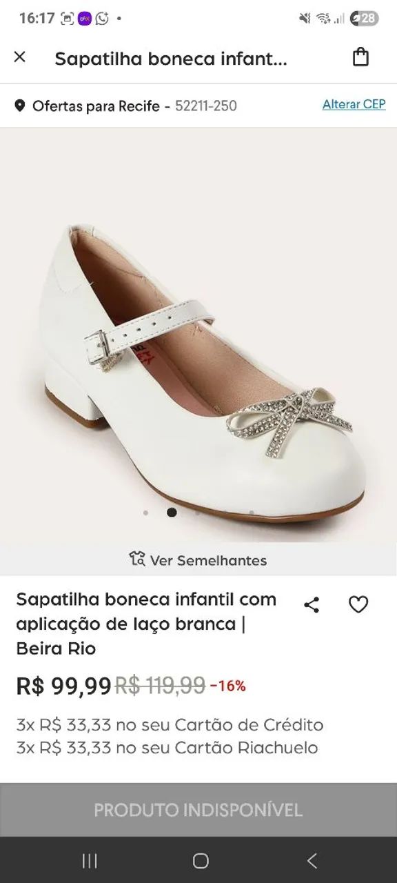 Sapatilha Molequinha  - Foto 5