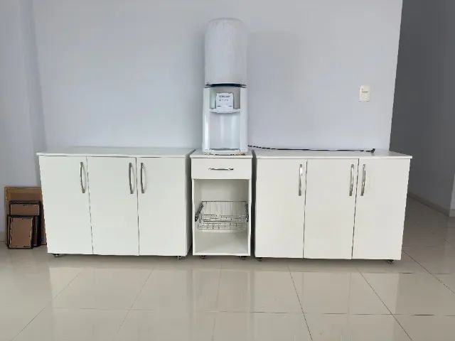 2 Armários de Cozinha + Fruteira com Gaveta