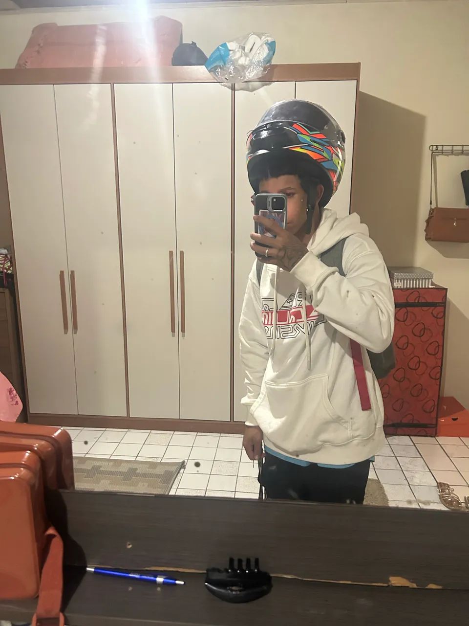 Capacete ls2 semi novo dois meses de uso - Foto 3