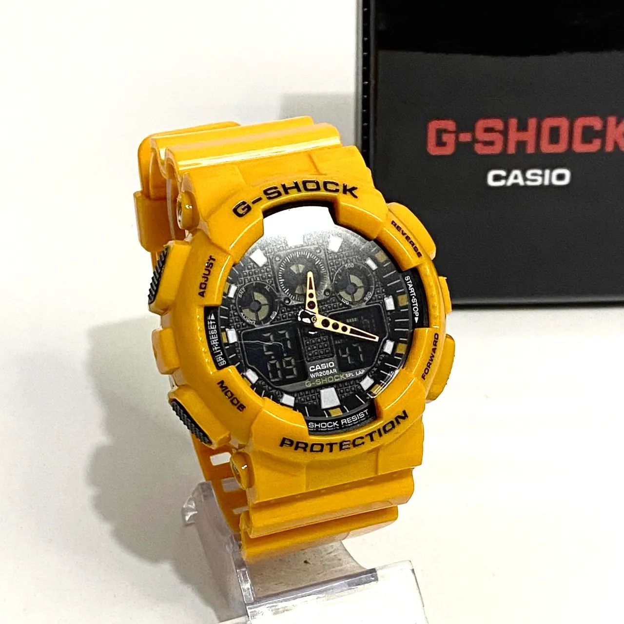 Relógio G-shock GA100 amarelo novo + caixa  - Foto 3