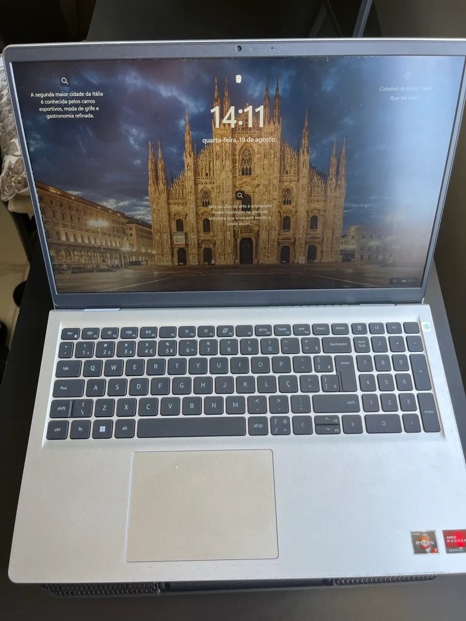 Notebook Dell + Tela 27 polegadas 