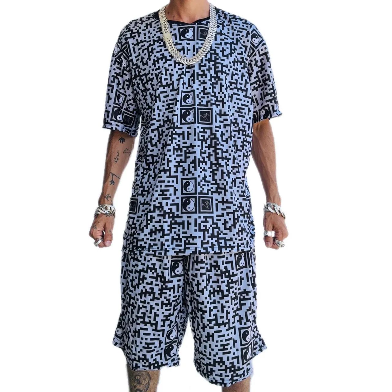 Conjunto Bermuda e camisa de quebrada - Foto 3