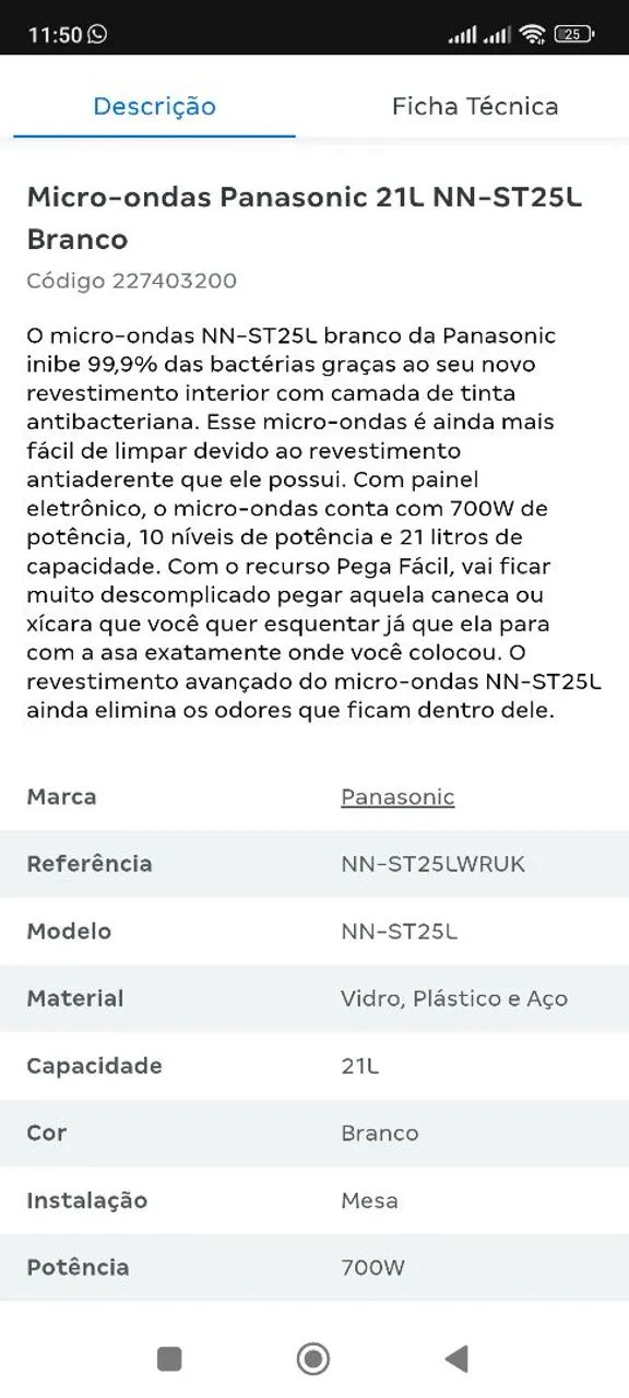 Microondas Panasonic 21L - Foto 5